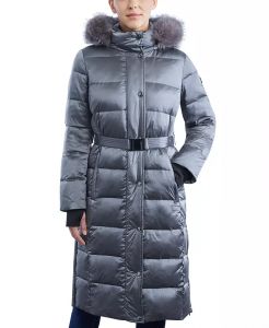 Michael Kors dámská péřová zimní bunda, kabát s kapucí | XS, S, M, L, XL, XXL
