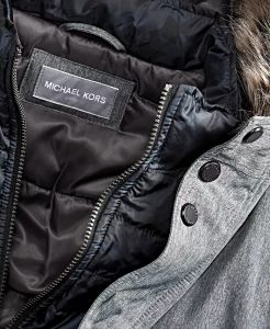 Michael Kors dlouhá pánská zimní bunda, kabát Hooded