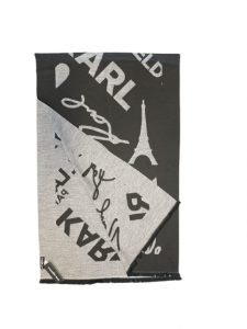 Karl Lagerfeld dámská oboustranná šála Logo Scarf