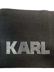 Karl Lagerfeld dámská šála Studded Logo Knit