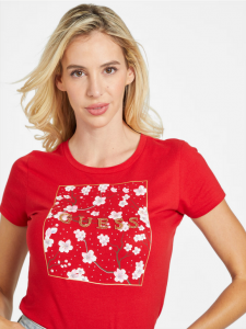 GUESS dámské tričko Eco Cherry