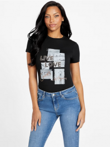 GUESS dámské tričko Eco Gina  | S, M, L, XL