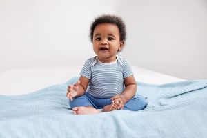 Calvin Klein bodýčko pro chlapečka, miminko z organické bavlny