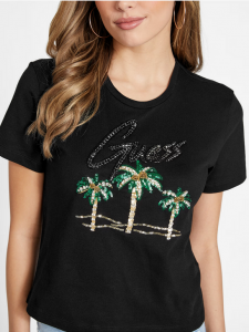 GUESS dámské tričko Palms