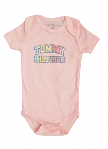 Tommy Hilfiger růžové bodýčko pro holčičku Tracy  | 12 m, 18 m