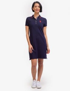 U.S. Polo Assn. dámské šaty TIPPED  | XS, S, M, L, XL, XXL