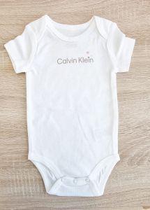 Calvin Klein bodýčko pro miminko, holčičku | 0 - 3 m , 3 - 6 m