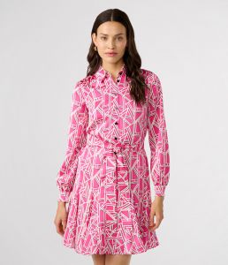 KARL LAGERFELD dámské šaty PRINTED  | XS, S, M, L, XL