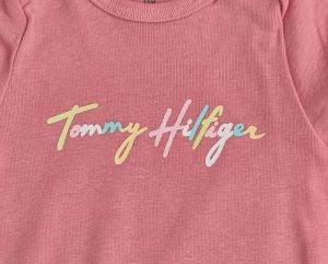 Tommy Hilfiger bodýčko pro holčičku Tracy s barevným logem