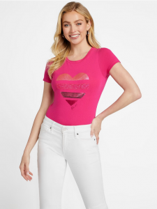GUESS dámské tričko Eco Harty | XS, S, M, L, XL, XXL