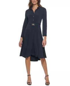 Tommy Hilfiger dámské šaty Belted  | XS, S, M, L, XL, XXL, XXXL
